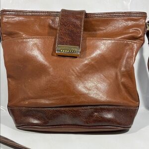 Rosetti Tan and Brown Men's Messenger Bag